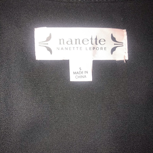 Nanette by Nanette Lepore pleated button up - Picture 2 of 4